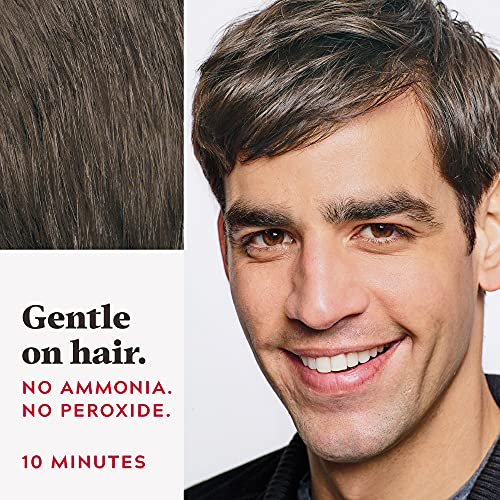 Foto 5 pulgar | Tinte Para El Cabello Solo Para Hombres, Fácil De Peinar, Color Marrón Oscuro Medio - Venta Internacional.