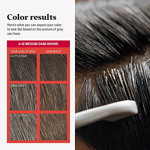 Foto 7 pulgar | Tinte Para El Cabello Solo Para Hombres, Fácil De Peinar, Color Marrón Oscuro Medio - Venta Internacional.