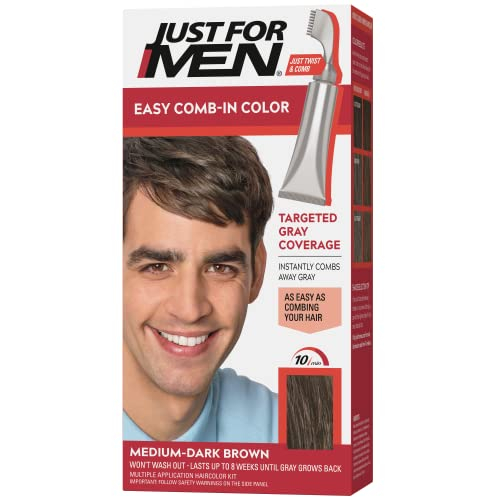 Foto 8 pulgar | Tinte Para El Cabello Solo Para Hombres, Fácil De Peinar, Color Marrón Oscuro Medio - Venta Internacional.