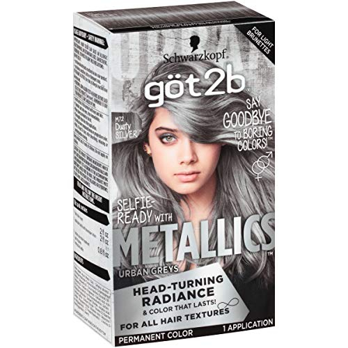 Foto 6 pulgar | Tinte De Pelo Schwarzkopf Got2b Metallic M72 Dusty Silver - Venta Internacional.