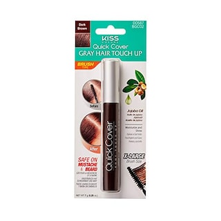 Foto 1 | Hair Touch Up Kiss Quick Cover, Marrón Oscuro, 7 G Con Aceite De Jojoba - Venta Internacional.