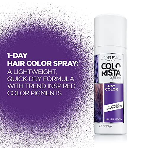 Foto 7 pulgar | Spray Para Teñir El Cabello L'oreal Paris Colorista Purple 60 Ml 1 Día - Venta Internacional.