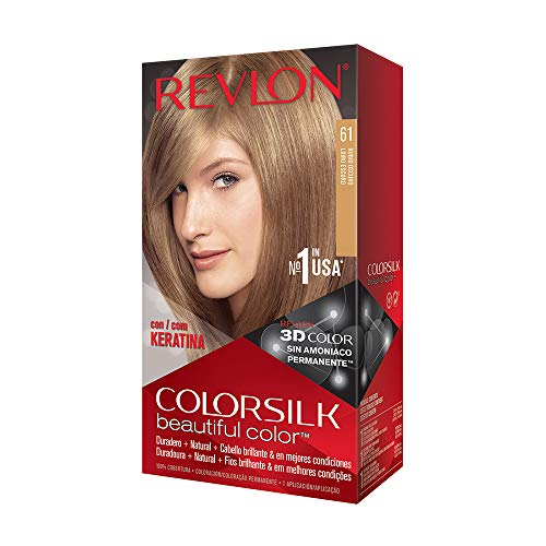 Foto 2 pulgar | Tinte Para El Cabello Revlon Colorsilk 61 Rubio Oscuro 283 Ml (paquete De 3) - Venta Internacional.