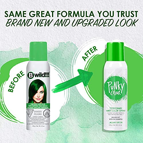 Foto 3 pulgar | Spray Para Teñir El Cabello Punky Jaguar Green, 100 Ml, Temporal - Venta Internacional.