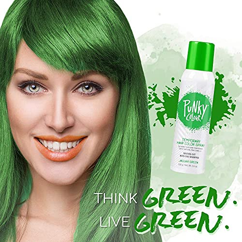 Foto 4 pulgar | Spray Para Teñir El Cabello Punky Jaguar Green, 100 Ml, Temporal - Venta Internacional.
