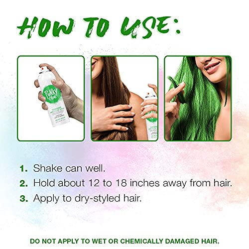 Foto 7 pulgar | Spray Para Teñir El Cabello Punky Jaguar Green, 100 Ml, Temporal - Venta Internacional.