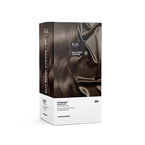 Kit De Coloración Para El Cabello Igk Permanent But First Coffee 135 Ml - Venta Internacional.