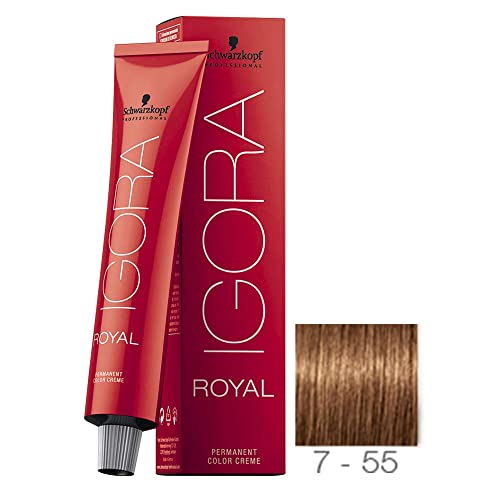 Foto 2 pulgar | Tinte De Cabello Schwarzkopf Professional Igora Royal, 7-55, - Venta Internacional.