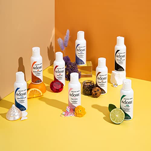 Foto 7 pulgar | Tinte De Cabello Semipermanente Adore, Vegano Y Libre De Cru - Venta Internacional.