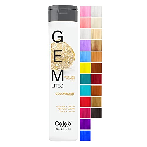 Foto 2 pulgar | Champú Celeb Luxury Gem Lites Sunstone Colorwash 300 Ml - Venta Internacional.