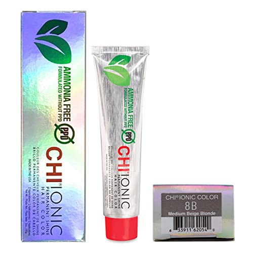 Foto 1 | Chi Ionic 8b, Rubio Beige Mediano, 3 Onzas, Permanent Shine  - Venta Internacional.