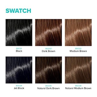 Foto 5 | Brocha De Retoque Para Cabello Kiss Colors Quick Cover, Marrón Oscuro Bgc02 - Venta Internacional.
