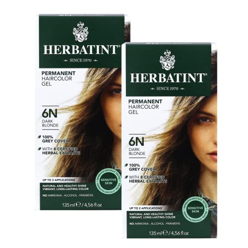 Foto 2 pulgar | Coloración De Cabello Herbatint Permanent Haircolor Gel 6n Dark Blond - Venta Internacional.