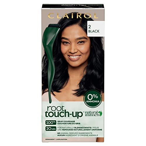 Foto 2 pulgar | Clairol Root Touch-up By Natural Instincts Tinte Permanente Para El Cabello, 2 Tintes Negros, Pack De 1 - Venta In