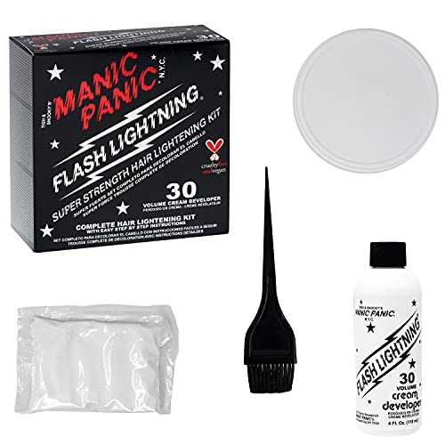 Foto 4 pulgar | Kit De Decoloración Para Cabello Manic Panic 30 Vol Lightning, Paquete De 2 - Venta Internacional.