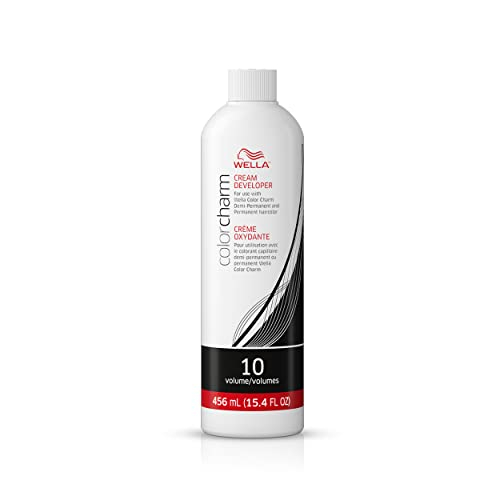 Wella Colorcharm Demi Color De Cabello Permanente, Revelador 10vol 15.4oz - Venta Internacional.