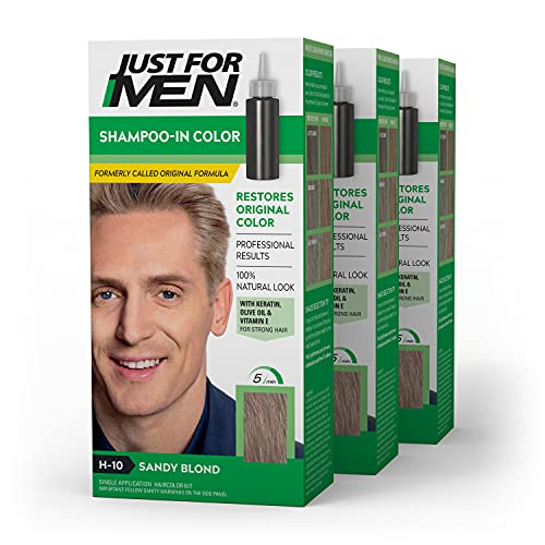 Foto 2 pulgar | Champú Para Teñir El Cabello Solo Para Hombres Sandy Blond H-10 90 Ml X 3 - Venta Internacional.