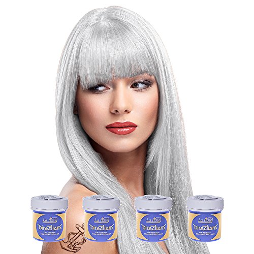 Tinte Para El Cabello La Riche Directions, Tónico Blanco Semipermanente, 88 Ml X4 - Venta Internacional.