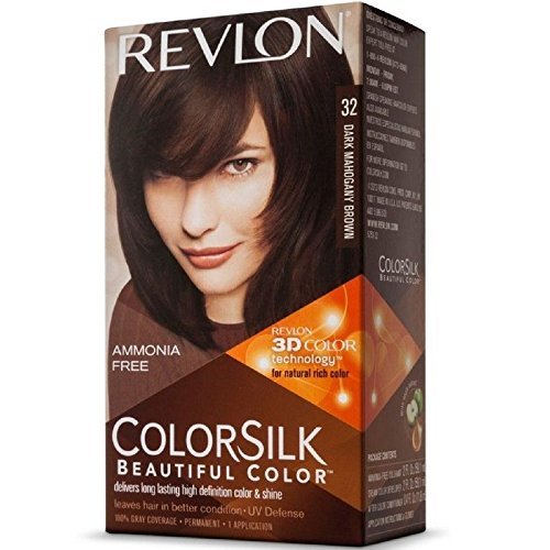 Color De Pelo Revlon Colorsilk Marrón Caoba Oscuro 1 Unidad - Venta Internacional.