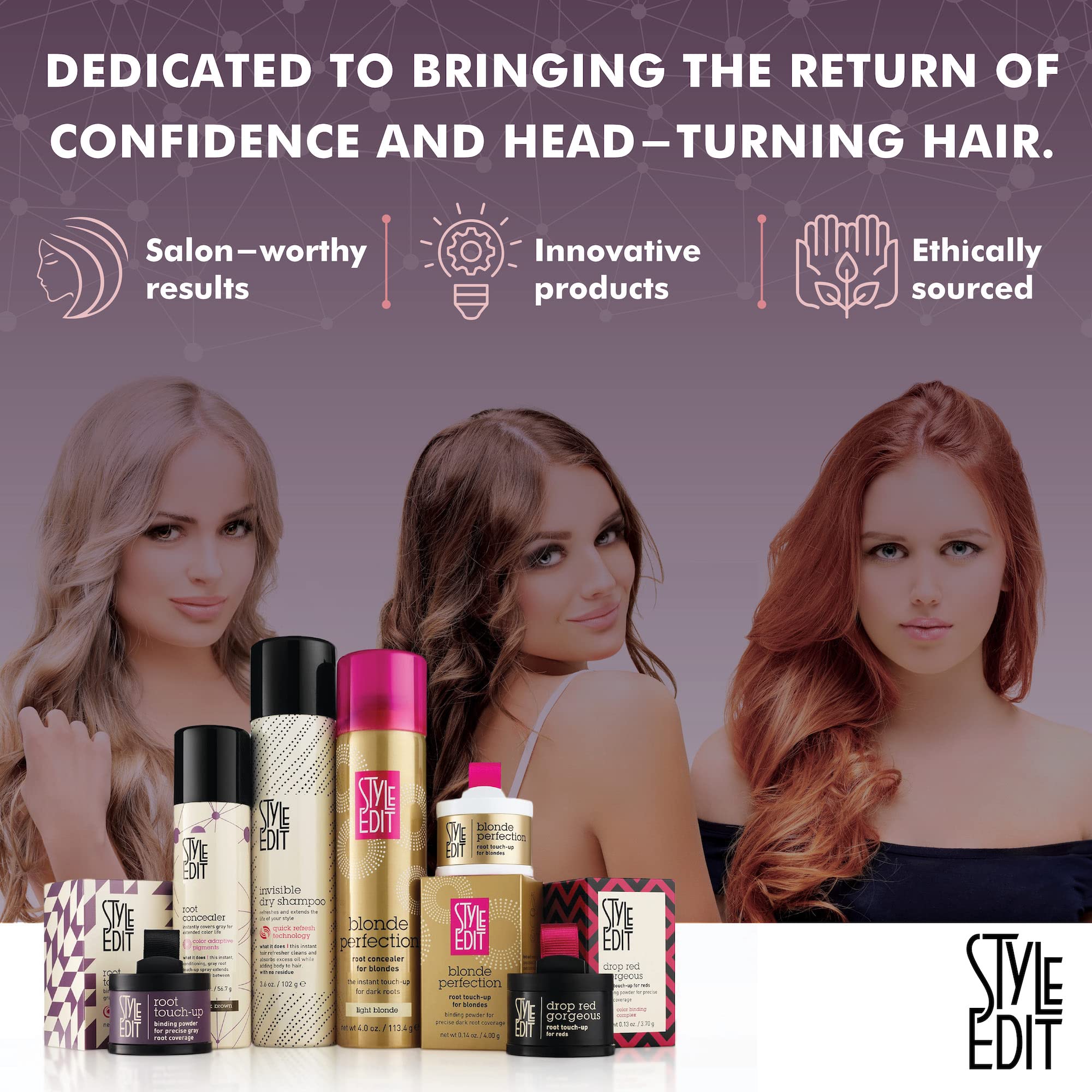 Foto 7 pulgar | Revestimiento De Cabello Negro Root Touch Up Style Edit - Venta Internacional.