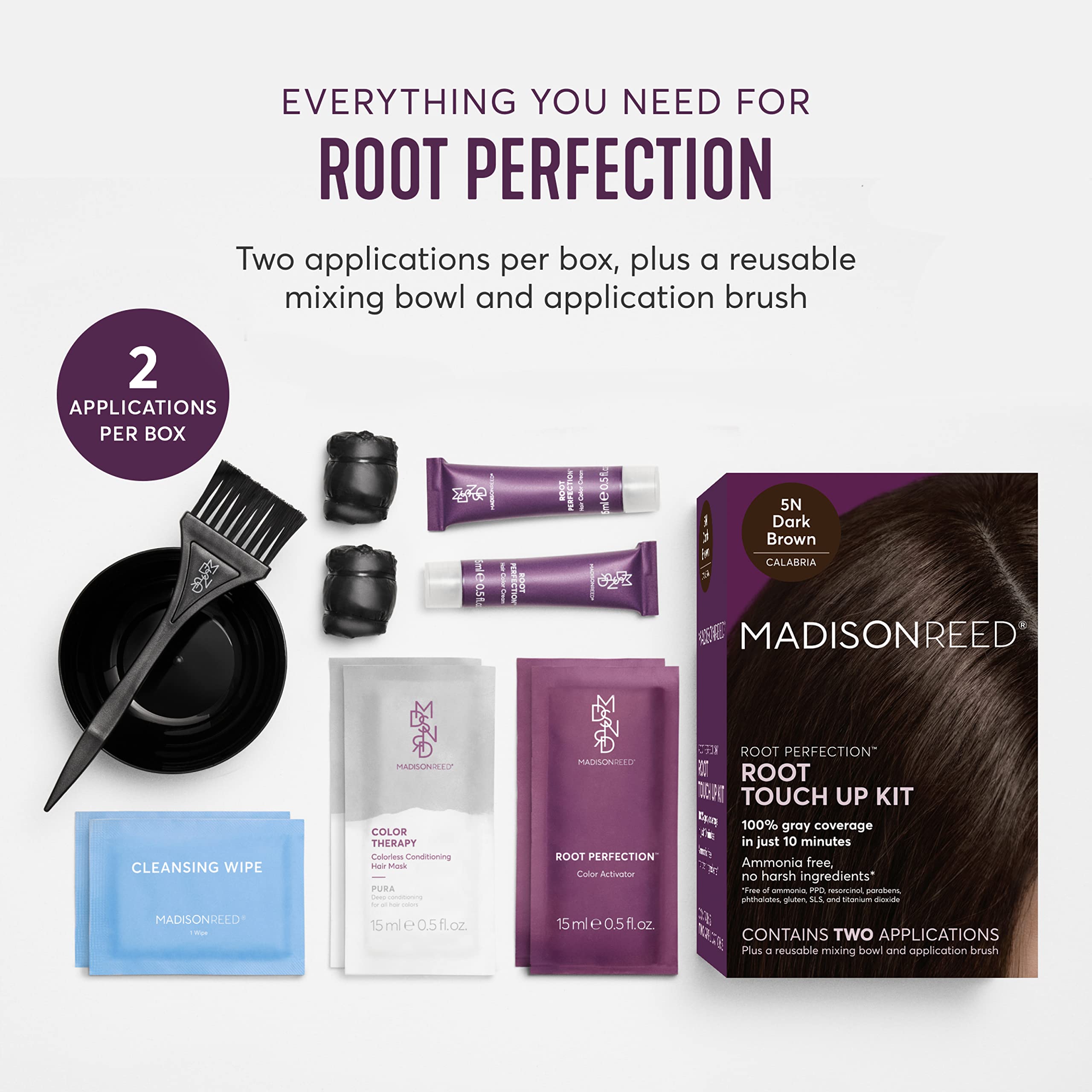 Foto 3 pulgar | Kit De Retoque Root Para Madison Reed Root Perfection, Color Marrón Oscuro - Venta Internacional.