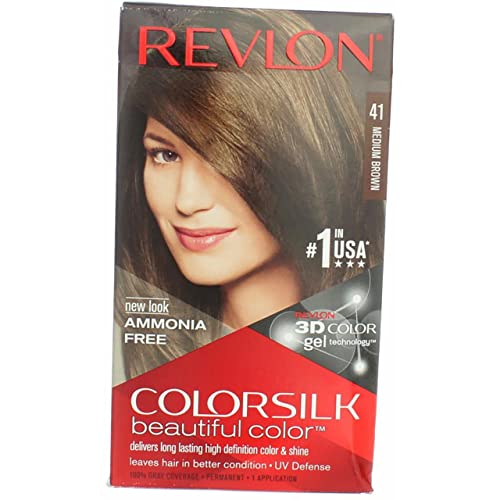 Foto 3 pulgar | Tinte Para El Cabello Revlon Colorsilk Beautiful Color Medium Brown X3 - Venta Internacional.