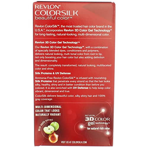Foto 4 pulgar | Tinte Para El Cabello Revlon Colorsilk Beautiful Color Medium Brown X3 - Venta Internacional.
