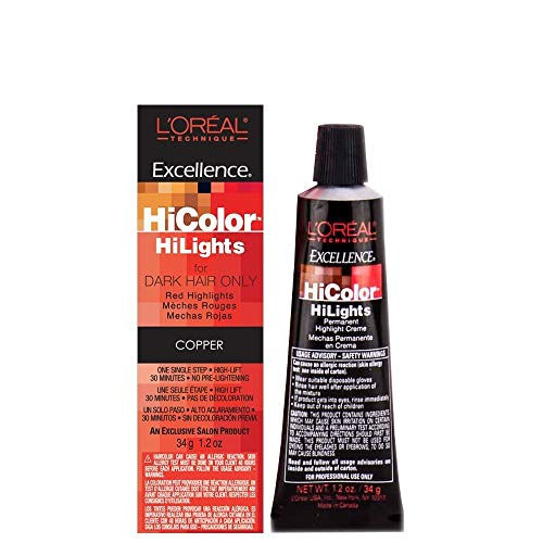 Foto 3 pulgar | Tinte Para El Cabello L'oreal Paris Excel Hicolor Hilights Copper 36 Ml  - Venta Internacional.