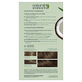 Foto 2 | Tinte Para El Cabello Clairol Natural Instincts Semipermanente 6 Light Br - Venta Internacional.