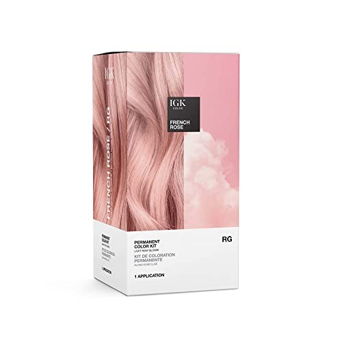 Kit De Coloración Para El Cabello Igk Permanent French Rose 135 Ml - Venta Internacional.