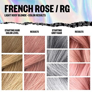 Foto 5 | Kit De Coloración Para El Cabello Igk Permanent French Rose 135 Ml - Venta Internacional.
