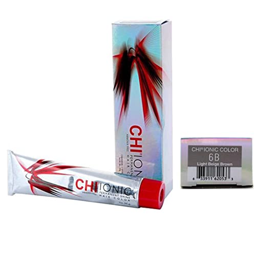 Foto 1 | Tinte De Pelo Chi Ionic Permanent Shine 6b, Beige Claro Y Ma - Venta Internacional.