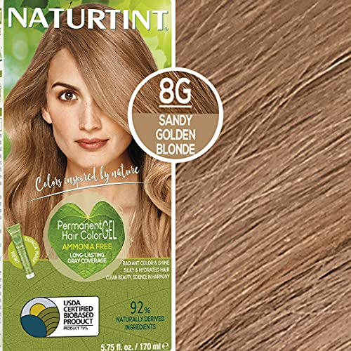 Foto 2 pulgar | Color De Cabello Naturtint Permanent, 8 G, Rubio Arenoso Dorado, Paquete De 1 Paquete - Venta Internacional.