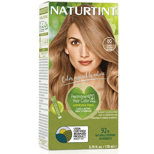 Foto 3 pulgar | Color De Cabello Naturtint Permanent, 8 G, Rubio Arenoso Dorado, Paquete De 1 Paquete - Venta Internacional.