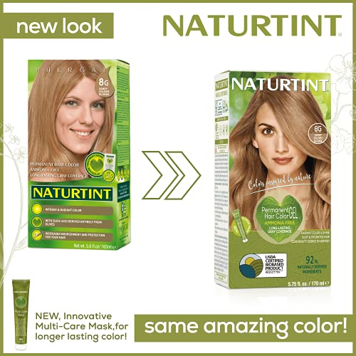 Foto 4 pulgar | Color De Cabello Naturtint Permanent, 8 G, Rubio Arenoso Dorado, Paquete De 1 Paquete - Venta Internacional.