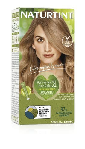 Foto 8 pulgar | Color De Cabello Naturtint Permanent, 8 G, Rubio Arenoso Dorado, Paquete De 1 Paquete - Venta Internacional.