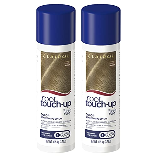 Foto 2 pulgar | Spray Para Teñir El Cabello Clairol Root Touch-up, Color Marrón Claro, 2 Unidades De 100 Ml - Venta Internacional.