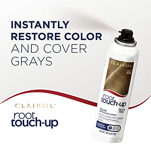 Foto 5 pulgar | Spray Para Teñir El Cabello Clairol Root Touch-up, Color Marrón Claro, 2 Unidades De 100 Ml - Venta Internacional.