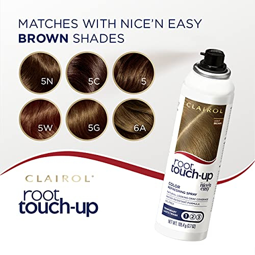 Foto 8 pulgar | Spray Para Teñir El Cabello Clairol Root Touch-up, Color Marrón Claro, 2 Unidades De 100 Ml - Venta Internacional.