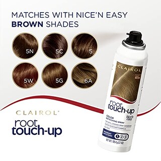 Foto 7 | Spray Para Teñir El Cabello Clairol Root Touch-up, Color Marrón Claro, 2 Unidades De 100 Ml - Venta Internacional.