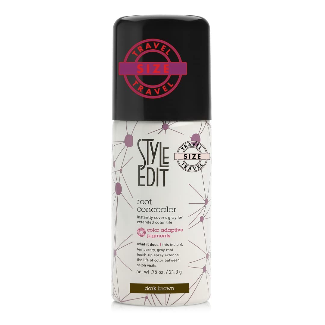 Root Touch Up Spray Style Edit Cove Para Cabello Castaño Oscuro - Venta Internacional.