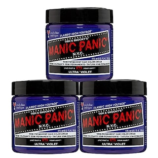 Foto 2 | Tinte Para El Cabello Manic Panic Ultra Violet Classic, Paquete De 3 - Venta Internacional.