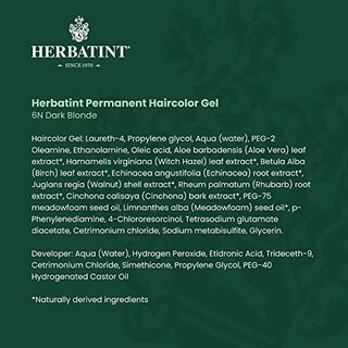 Foto 7 | Gel Para Teñir El Cabello Herbatint 6n, Rubio Oscuro, 135 Ml, Sin Alcohol - Venta Internacional.