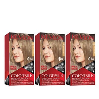 Foto 1 | Tinte De Pelo Revlon Colorsilk 60 Rubio Cenizo Oscuro 130 Ml X3 - Venta Internacional.