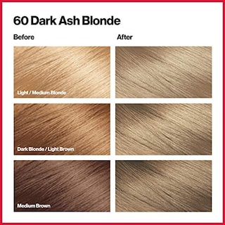 Foto 2 | Tinte De Pelo Revlon Colorsilk 60 Rubio Cenizo Oscuro 130 Ml X3 - Venta Internacional.