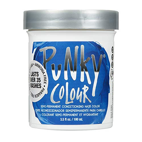 Tratamiento De Coloración Para El Cabello Punky Atlantic Blue 100ml Vegan - Venta Internacional.