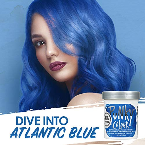 Foto 3 pulgar | Tratamiento De Coloración Para El Cabello Punky Atlantic Blue 100ml Vegan - Venta Internacional.