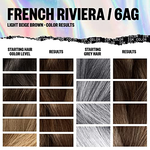 Foto 5 pulgar | Kit De Coloración Para El Cabello Igk Permanent Color French Riviera, 135 Ml - Venta Internacional.