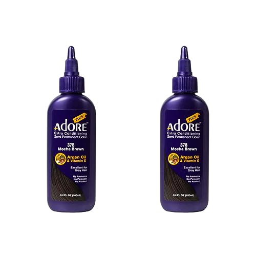 Adore Plus #378 Marrón Moca, 3.4 Fl Oz - Venta Internacional.