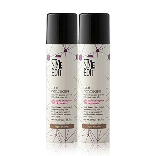 Root Concealer Touch Up Spray Style Edit, Color Marrón Claro, 60 Ml - Venta Internacional. $2,144